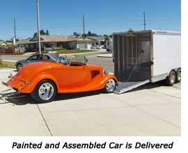 Painted Car Delivered