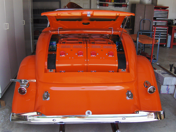 Rear View with Battery Boxes