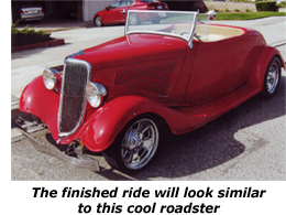 red roadster